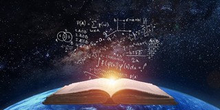 蓝色科技感星球书籍世界读书日学习教育展板背景